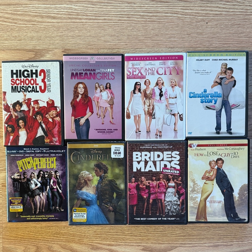 Chick Flick DVD Movie Bundle